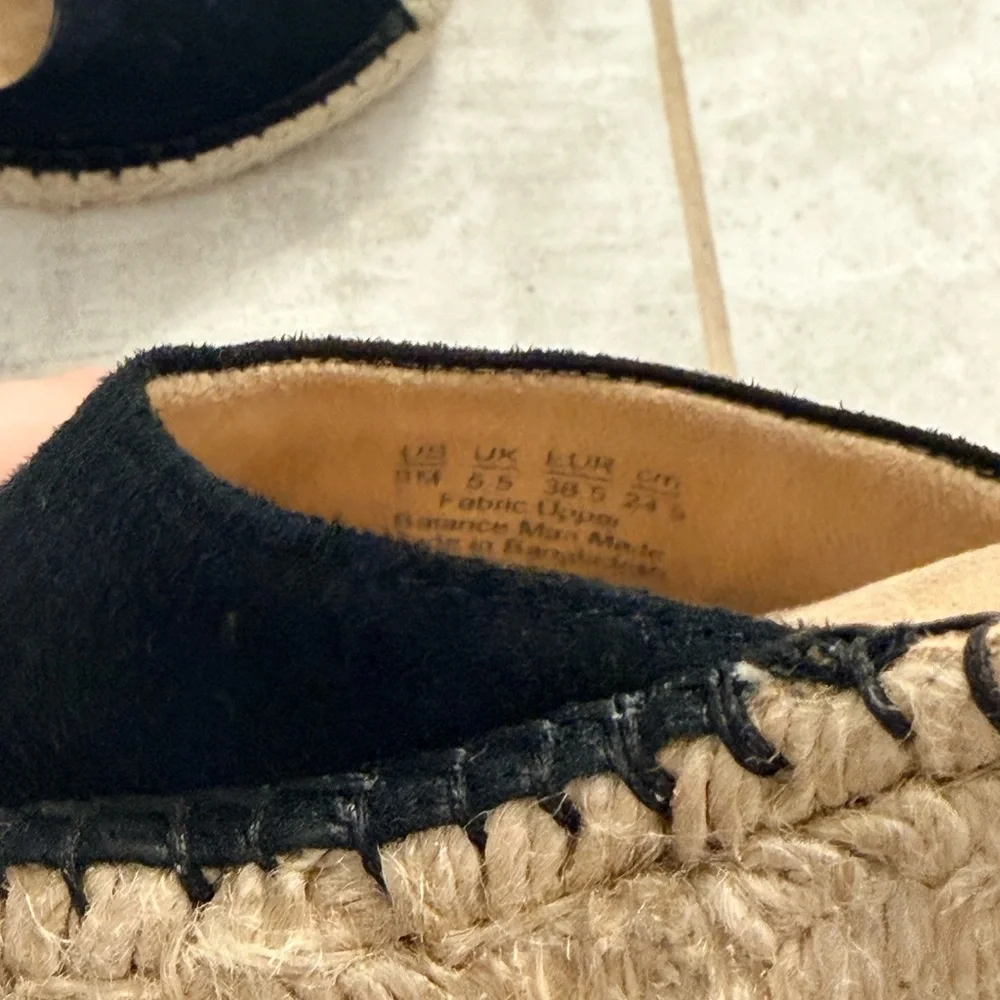 SOUL Naturalizer Black Espadrille Flats - Picture 7 of 7